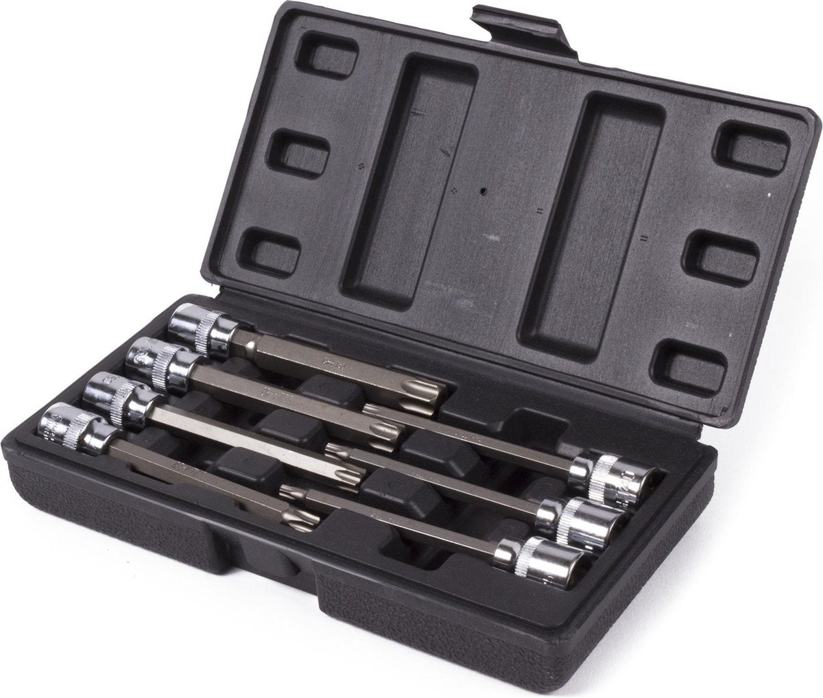 Hofftech Doppenset Verlengd - Torx 3/8" - 10 mm - T25 t/m T60 - 7 delig