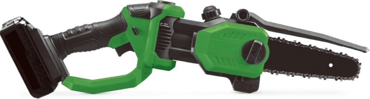 Hofftech Accu kettingzaag - eenhandig - 20V - verstelbare handgreep - batterij-indicator - lichtgewicht - 1,7 kg