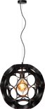 Lucide HANNELORE - Hanglamp - Ø 40 cm - 1xE27 - Zwart