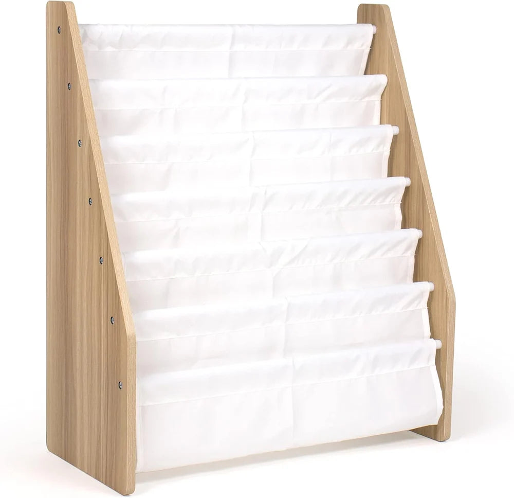 Journey Super Size 6 Etages Kinderboekenrek Wit/Naturel