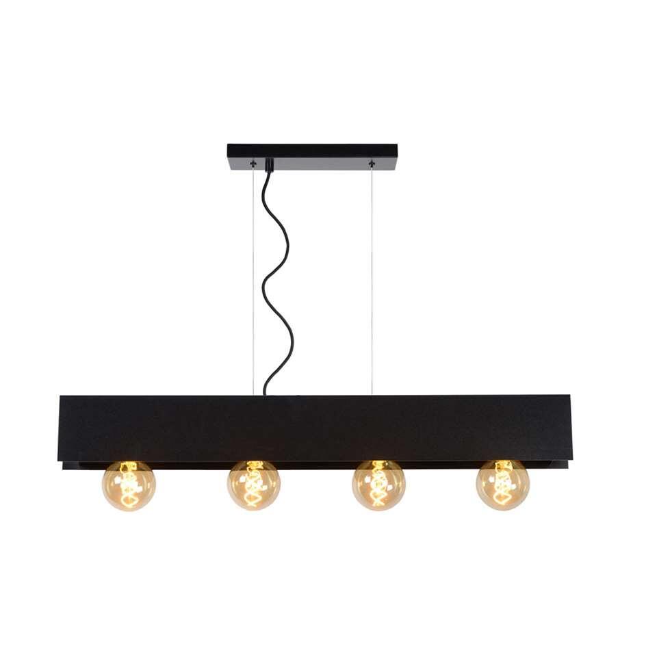Lucide hanglamp Surtus - zwart - 90x7x130 cm