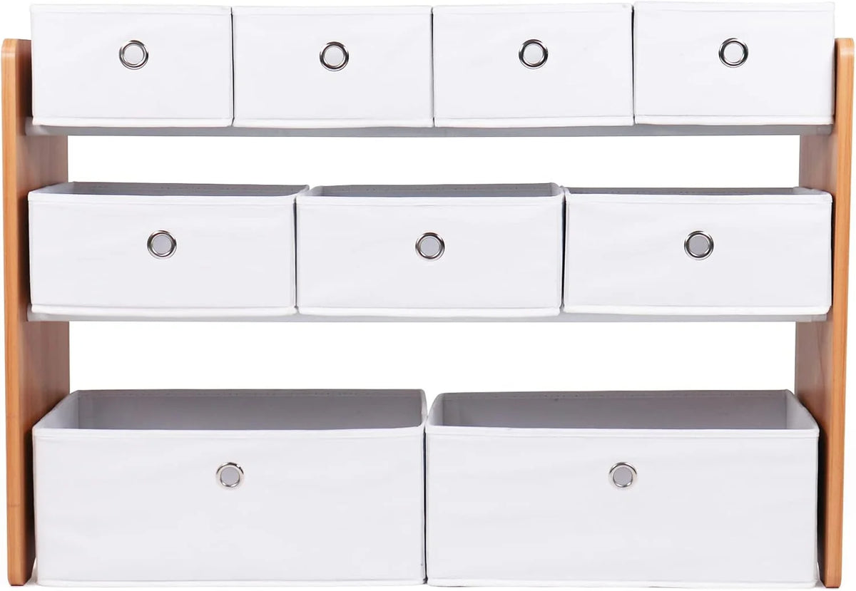 Journey Kinderspeelgoed Organizer 9 Vouwbare Stofbakken