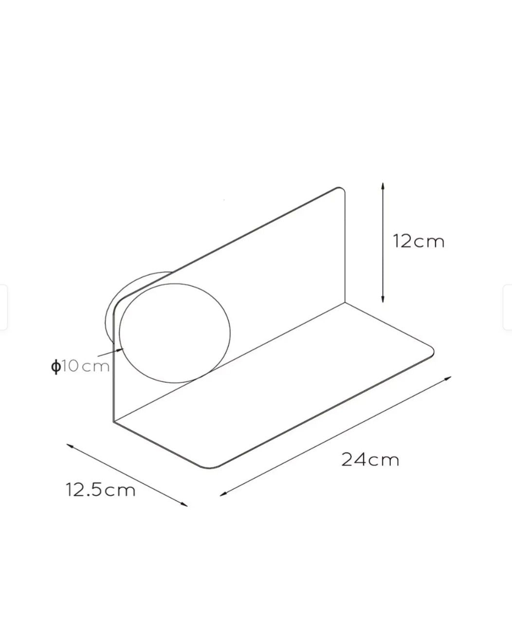 Lucide BONNI - Wandlamp - 1xG9 - Zwart
