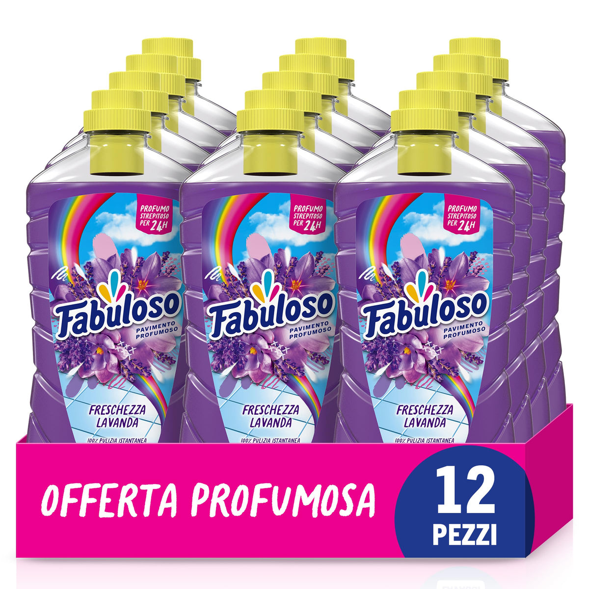 12x Fabuloso - Allesreiniger - 950ml - Lavendel