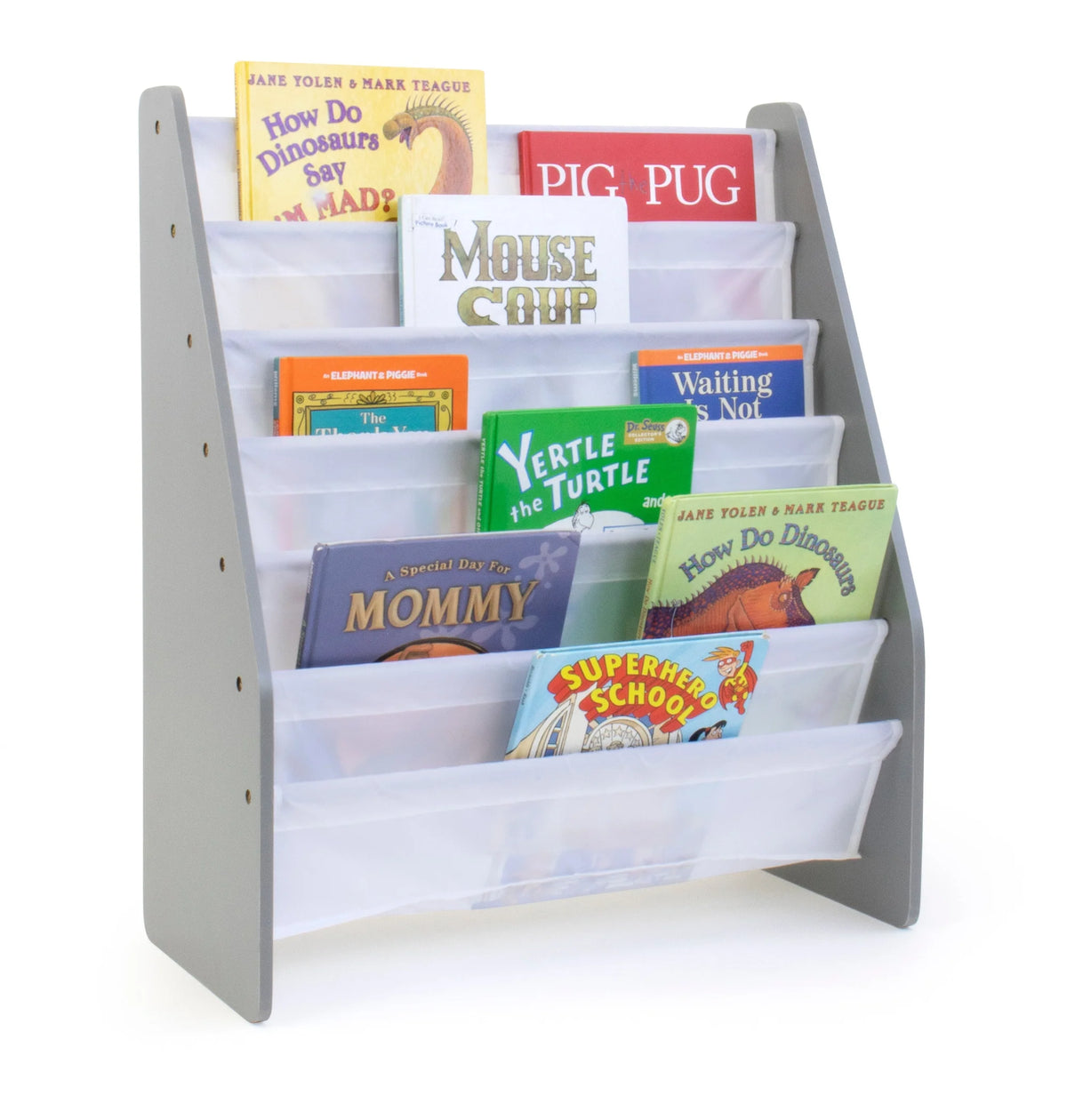 Inspire Supersized Boekenrek Grijs/Wit