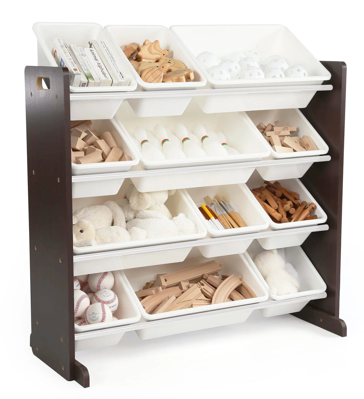 Espresso 12-Bin Speelgoedorganizer