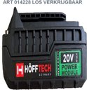 Hofftech Accu kettingzaag - eenhandig - 20V - verstelbare handgreep - batterij-indicator - lichtgewicht - 1,7 kg