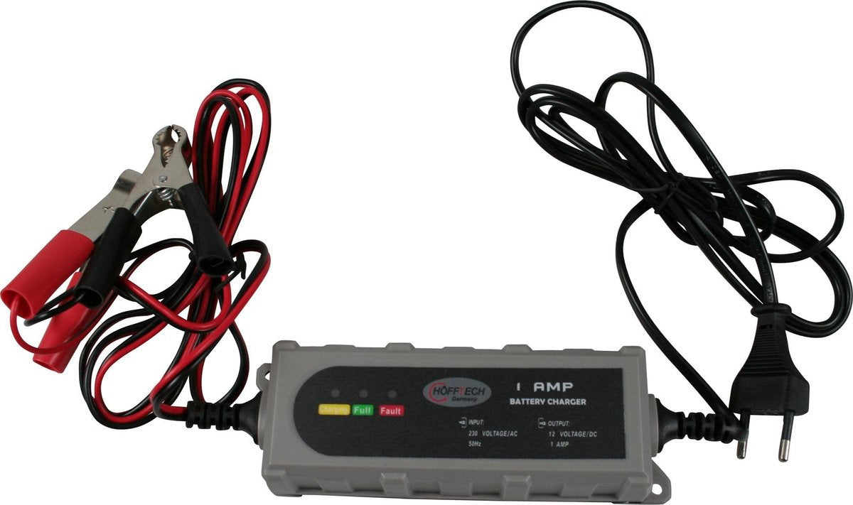 Hofftech Acculader Druppelaar - 12 Volt - 1.0 Ampere