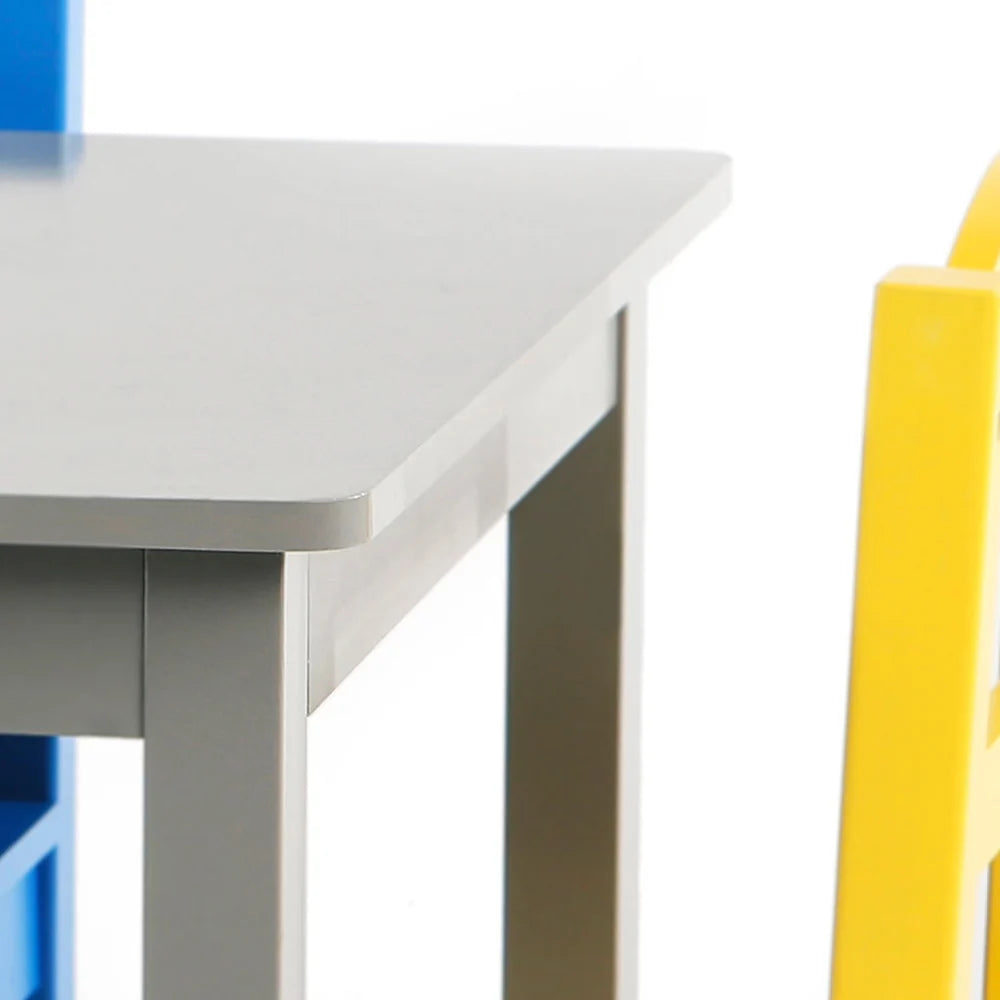 Elements Kinder Houten Tafel + 4 Stoelen