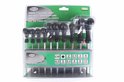 Hofftech T-greep inbussleutelset - Ergonomisch - 2-10 mm - Inclusief opbergrek - 10 stuks
