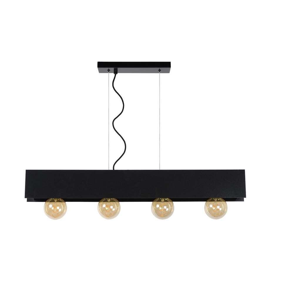 Lucide hanglamp Surtus - zwart - 90x7x130 cm