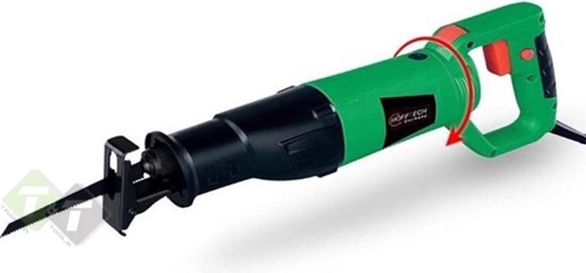 Hofftech Reciprozaag - 710Watt - 115mm - Draaibaar handvat