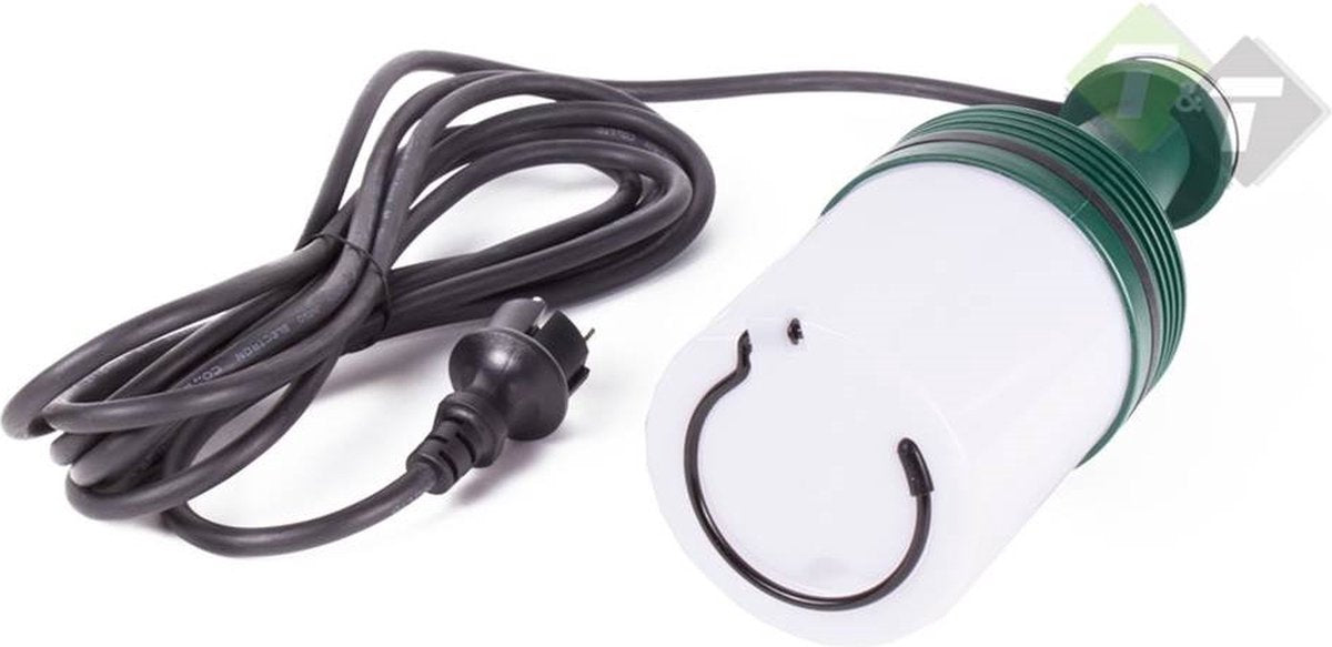 Hofftech LED Looplamp met Haak - 5 meter - Warmwit 4000K - 11 x 27 cm