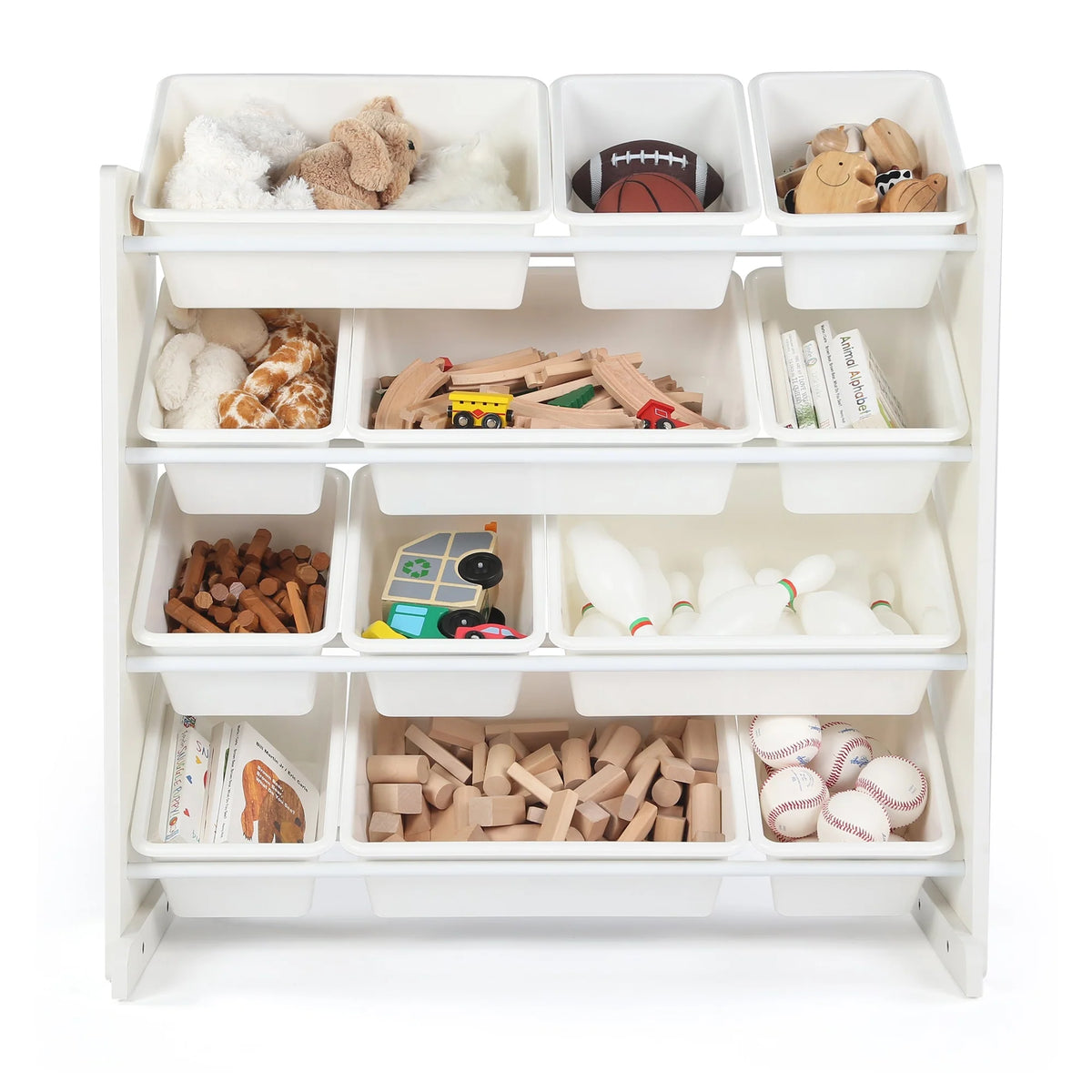 Cambridge Wit 12-Bin Speelgoedorganizer