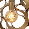 Lucide HANNELORE - Hanglamp - Ø 40 cm - 1xE27 - Mat Goud / Messing