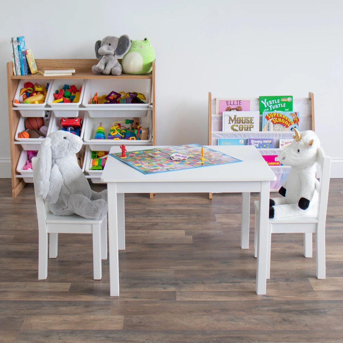 Journey Naturel Speelgoedorganizer met Plank en 9 Opbergbakken